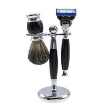 Fashionable Polish Round Beard Brush Man Beard Grooming Tool